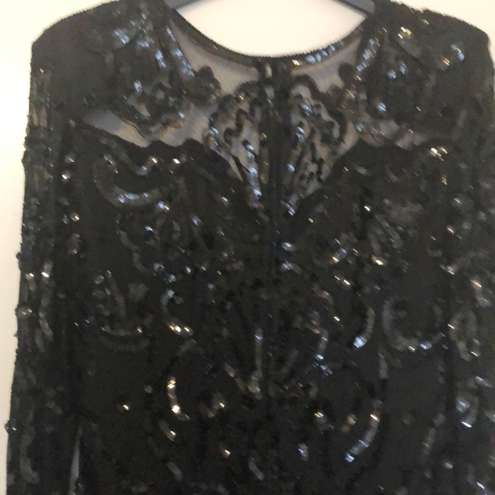 Black Sequin Dress
